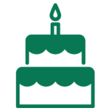 誕生日ケーキのプレゼント