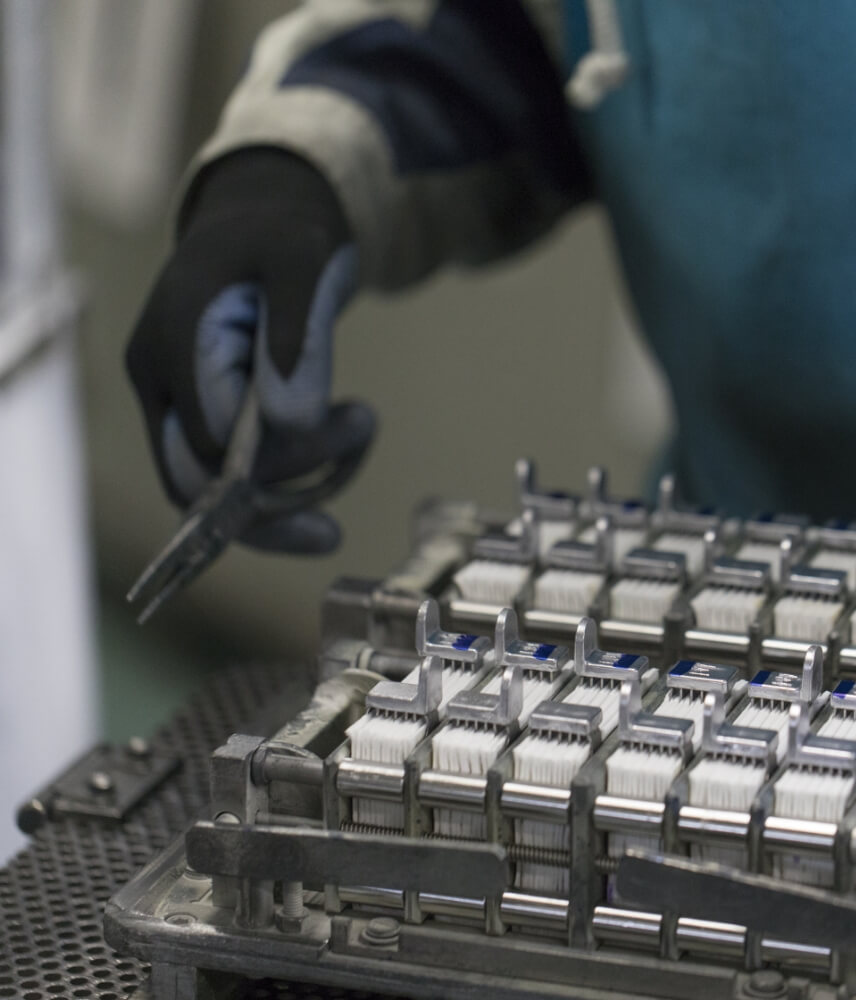 製造部での作業風景